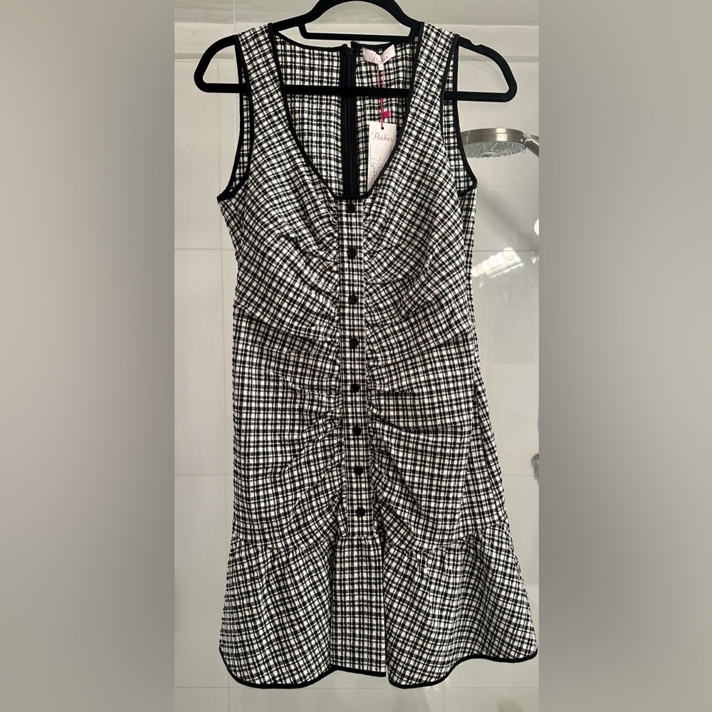 Parker Cotton Gingham Dress size 6